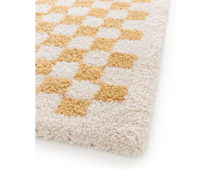 Tapis à poil haut doux en comfortabele CHECKERS