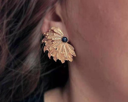 Vintage geïnspireerde Peacock Wings oorbellen