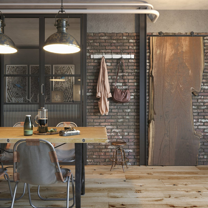 Gorillz Mystiek Five - Industriële - Wandkapstok - Muur Kapstok - Wit