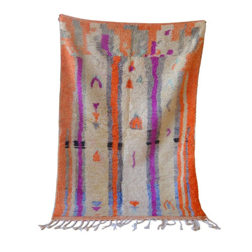 Eigentijds Berberwollen vloerkleed Boujaad 140 x 212 cm