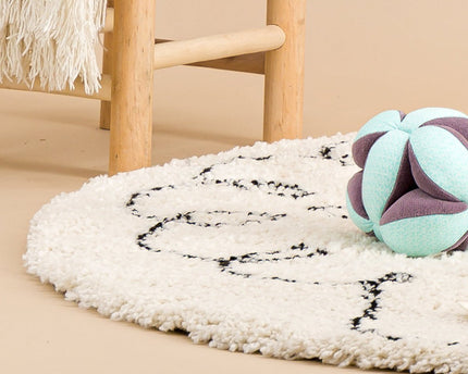 Tapis voor kinderen rond PETIT MOUTON