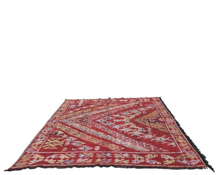 Marokkaans Berber-tapijt van vintage wol 175 x 180 cm