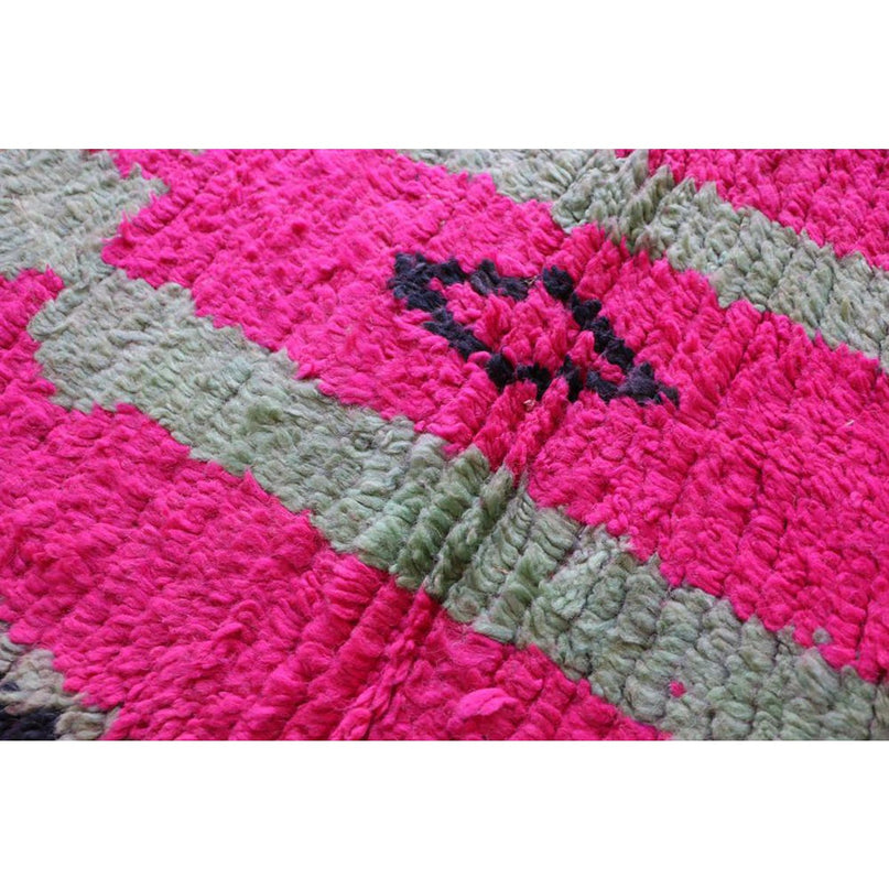 Zuiver wollen Marokkaans Berber halkleed 71 x 355 cm