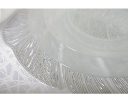 ZILVEREN FILIGREE BLADPLATTER