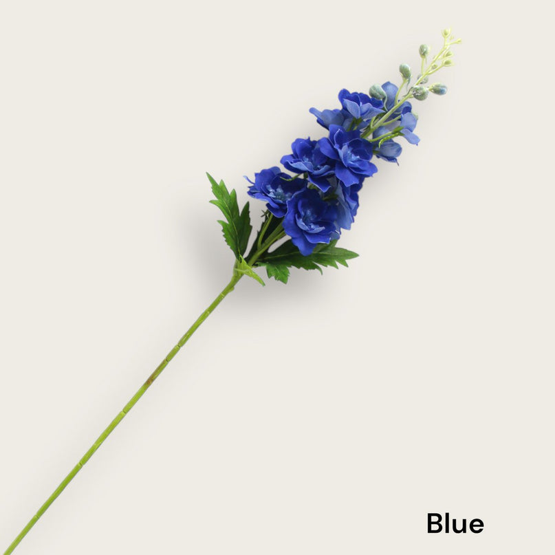 Ridderspoor | Zijden kunstbloem | Lengte 72cm  1pcs
