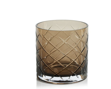 Hurricane Kristallen Lamp Windlicht Klein Bruin(cc2101-80crystal-choc-small)