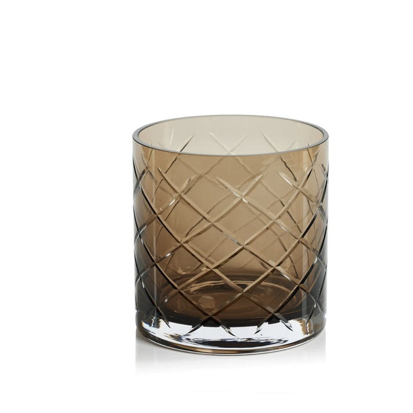 Hurricane Kristallen Lamp Windlicht Klein Bruin(cc2101-80crystal-choc-small)