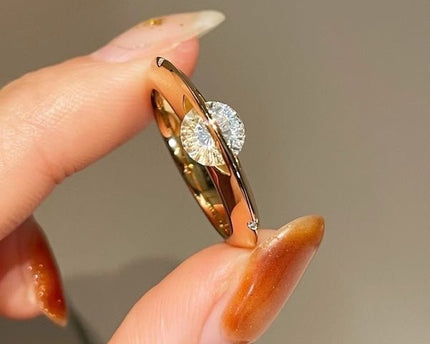 Uniek ontwerp twinkled star ringen