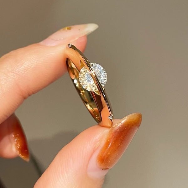 Uniek ontwerp twinkled star ringen