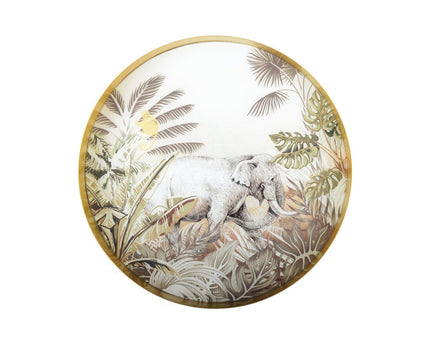 Kenia olifant ronde dienblad