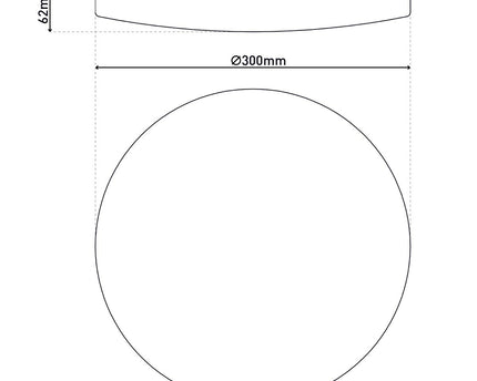 LED -plafondlicht "Fontana" met bewegingsdetector