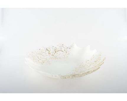 Wit en gouden snit 30 cm