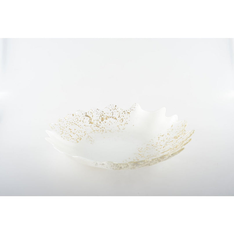 Wit en gouden snit 30 cm