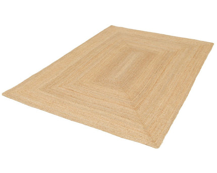 Handgemaakte designermat in Indira Jute