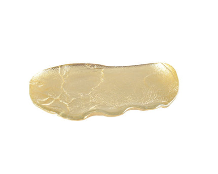 Gouden glazen beker gebarsten olifant 15x22x2cm