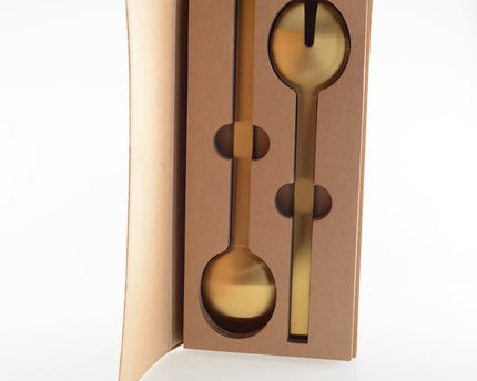 Gouden salade bestek