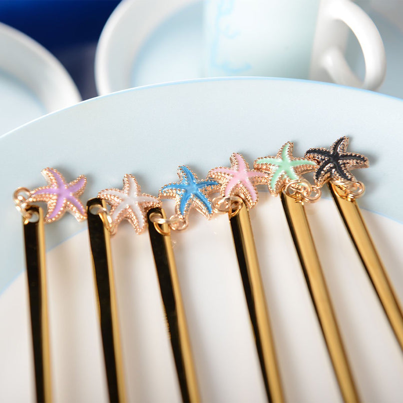 Star Golden Dessert Forks - veel van 6
