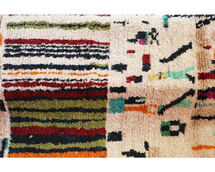 Zuiver wollen Marokkaans Berber halkleed 75 x 378 cm