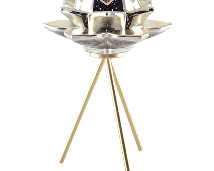 Golden Flower Stand 12.5x12.5x17.5 cm