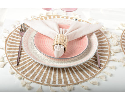 Pattleed roze dessertplaat - Coachella