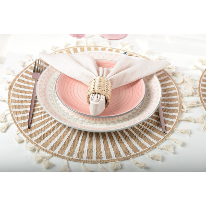 Pattleed roze dessertplaat - Coachella