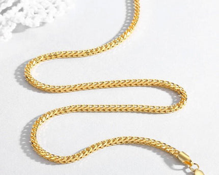 Unisex vossenstaartketting - 2,5 mm breed