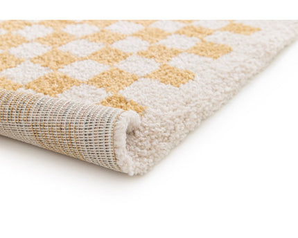 Tapis à poil haut doux en comfortabele CHECKERS