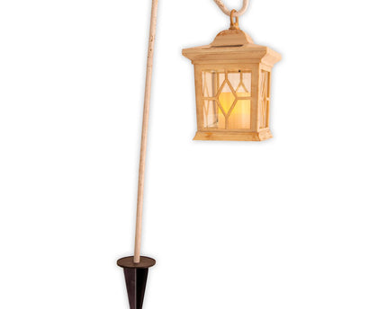 Set van 2 LED grondpennen voor buiten "Lantern" wit