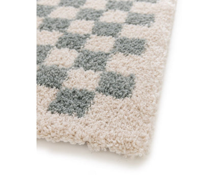 Tapis à poil haut doux en comfortabele CHECKERS
