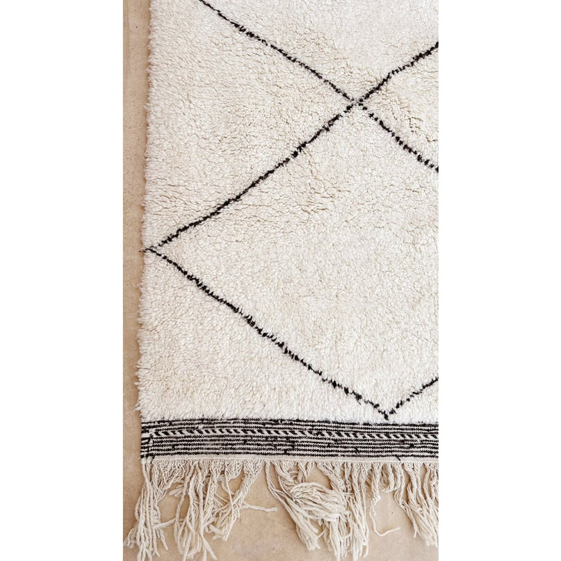 Zuiver wollen Marokkaans Berber-tapijt 210 x 300 cm