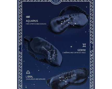 Sterrenbeelden 100% zijden slaapmasker-oversize
