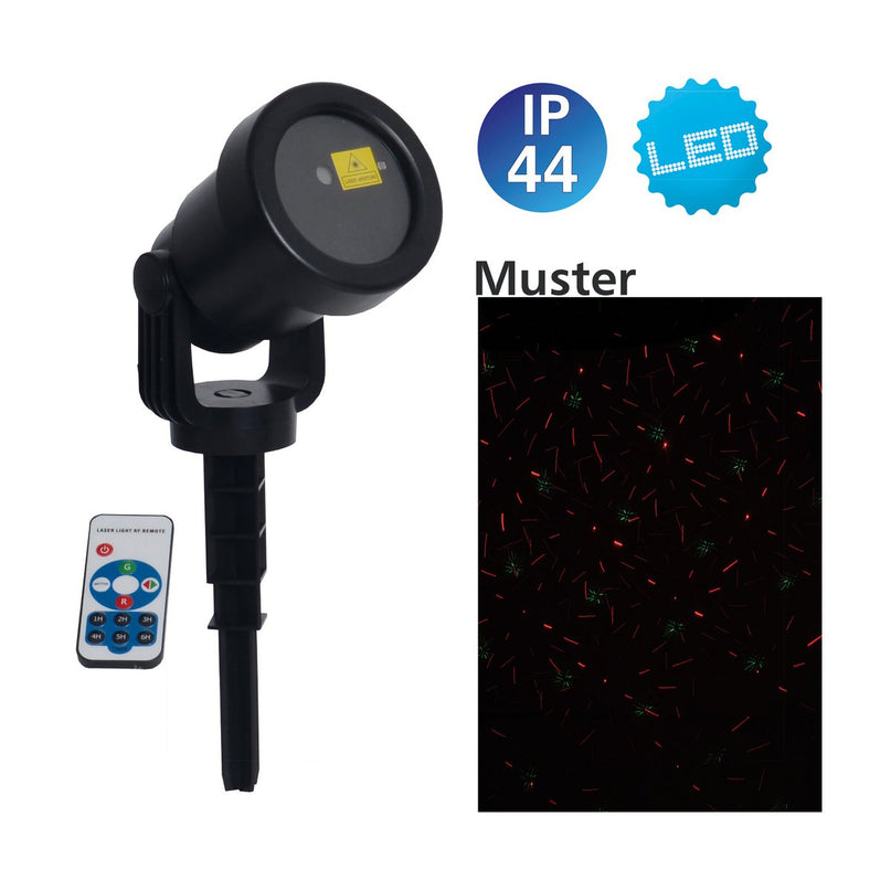 Laser buiten spion met projector, spies gemaakt van plastic, kleurrijk, met geïntegreerde LED, spotlight voor buiten