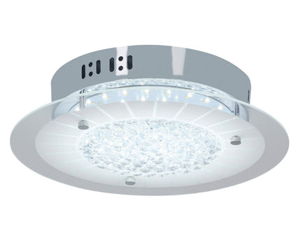 LED plafondlamp "Chur" met kristaleffect
