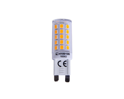6-set LED-lamp G9, 3,5 watt, gemaakt van plastic, warm wit