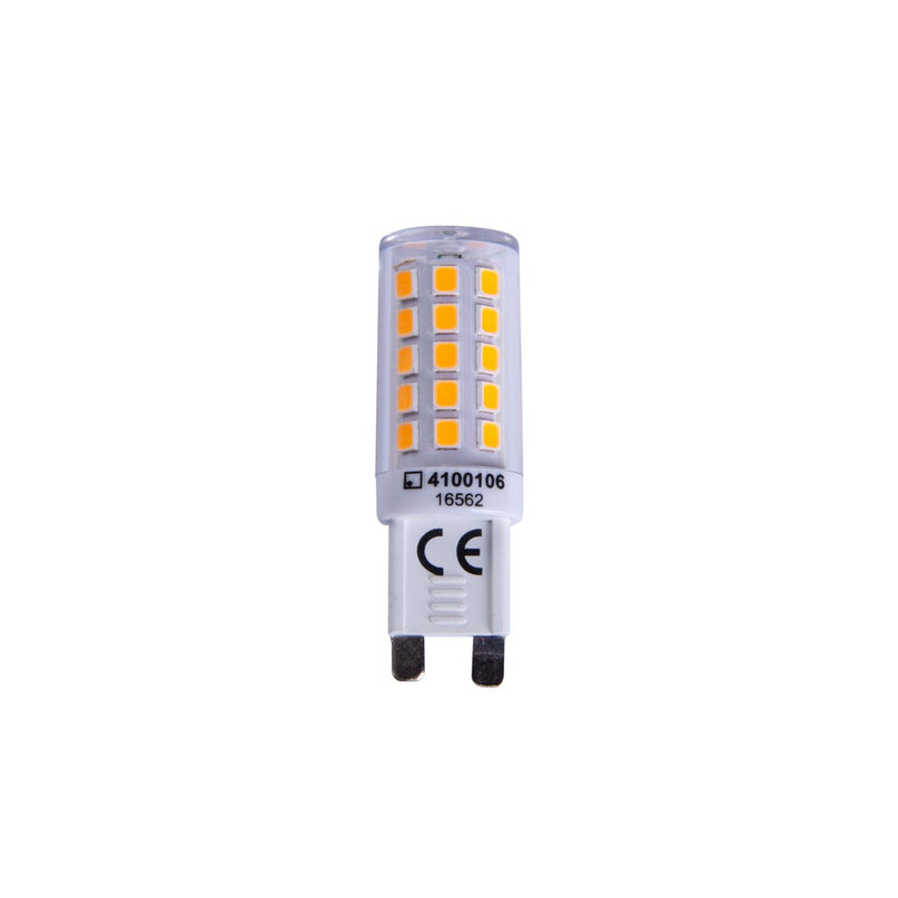 6-set LED-lamp G9, 3,5 watt, gemaakt van plastic, warm wit