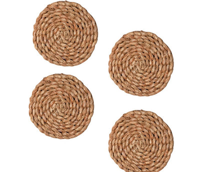 Onderzetters geweven van zeegras Set van 4 of 8 handgemaakte ronde onderzetters SUKU