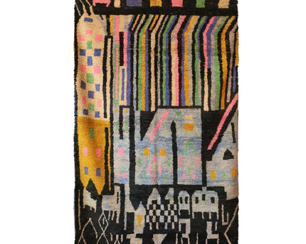 Kleurrijk Berberkleed van Boujad 202 x 307 cm