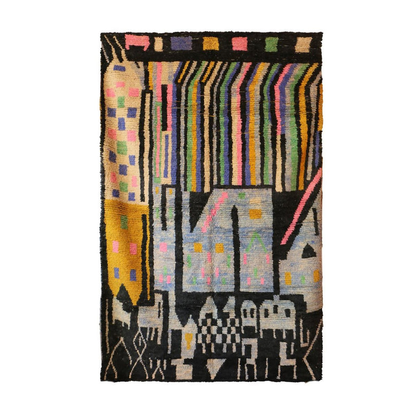 Kleurrijk Berberkleed van Boujad 202 x 307 cm