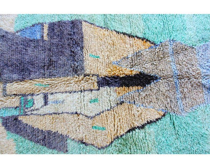 Marokkaans Berberwollen vloerkleed 145 x 262 cm