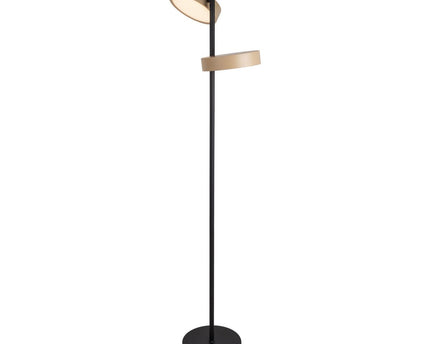 LED -vloerlamp "Tessa" amandel