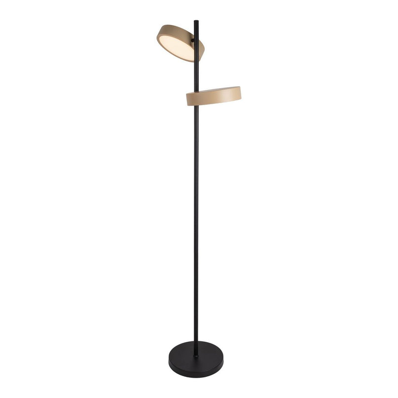 LED -vloerlamp "Tessa" amandel