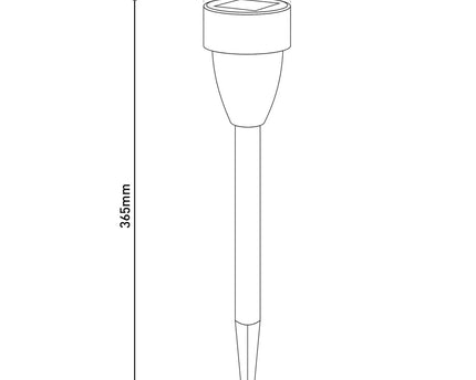 6 Set LED LED Solar Outer Light met aarde spies gemaakt van roestvrijstalen gekleurd metaal en plastic, met geïntegreerde LED