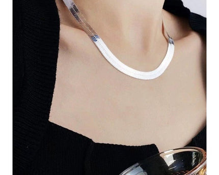 Unisex visgraatketting - 7 mm breed