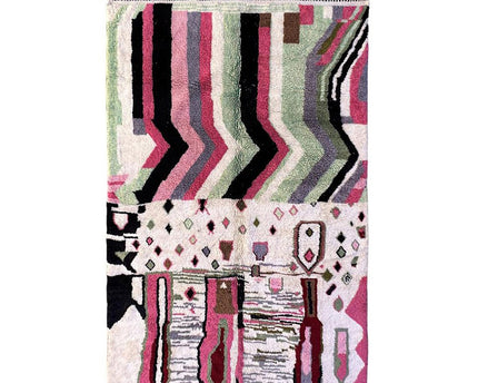 Zuiver wollen Marokkaans Berber-tapijt 203 x 292 cm