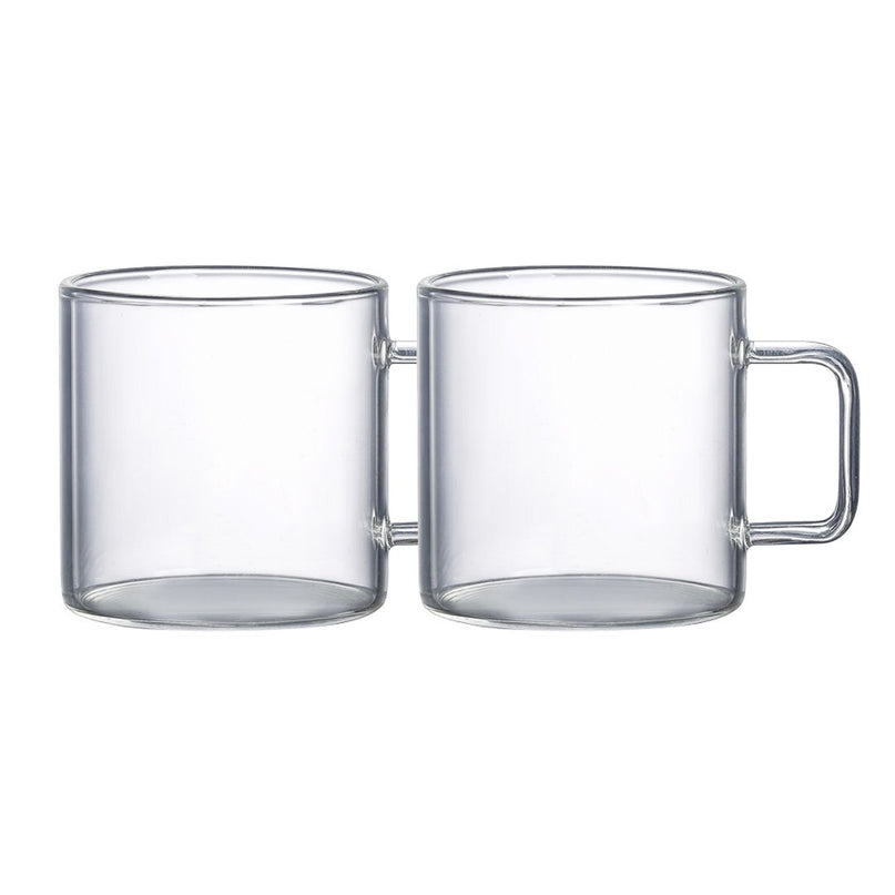 Grote glazen mokken 450 ml - set van 2