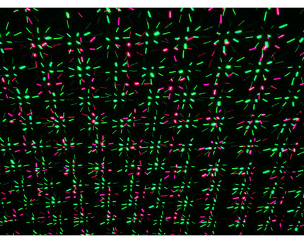 Laser buiten spion met projector, spies gemaakt van plastic, kleurrijk, met geïntegreerde LED, spotlight voor buiten