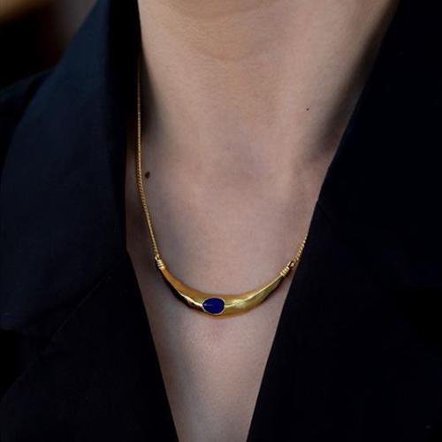 Egyptische stijl ketting-lapislazuli n spinel