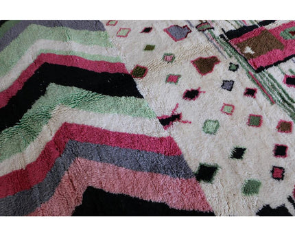 Zuiver wollen Marokkaans Berber-tapijt 203 x 292 cm