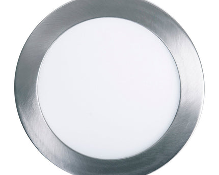 LED -plafondlamp "bonus", functie, metalen plafondlamp en plastic, ringen in chroom en wit kunnen worden gewijzigd, met stevig ingebouwde LED's, 22,5 cm diameter