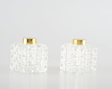 Zout en pepers goud 5x5x5cm